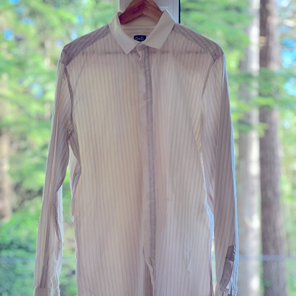 Dolce & Gabana summer dress shirt button down D&G